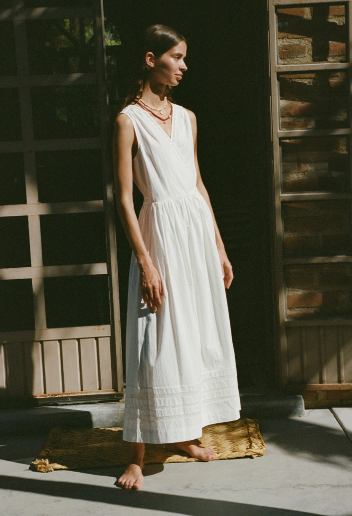 Maja Dress White