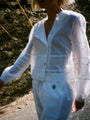 Aldina White Cotton Voile Top