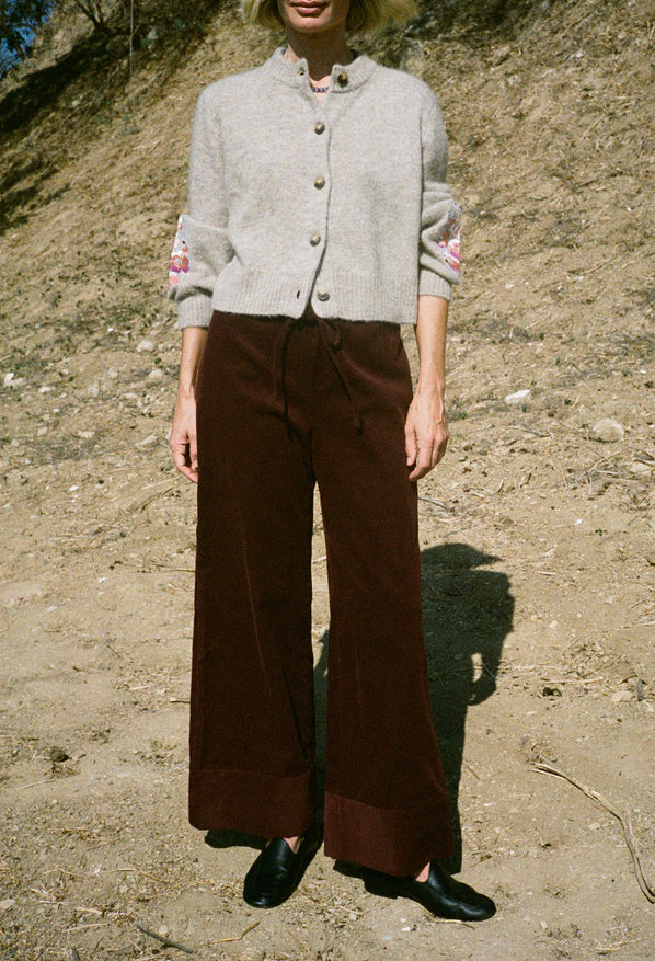 Liane Oatmeal Alpaca Cardigan