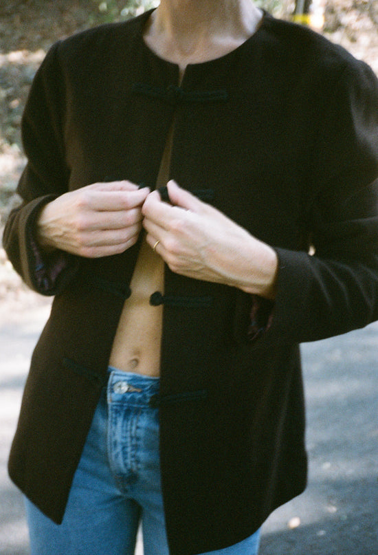 Danelle Brown Felt Coat