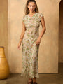 Lauryn Jardin Silk Chiffon Dress