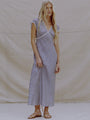Indine Gingham Silk Dress