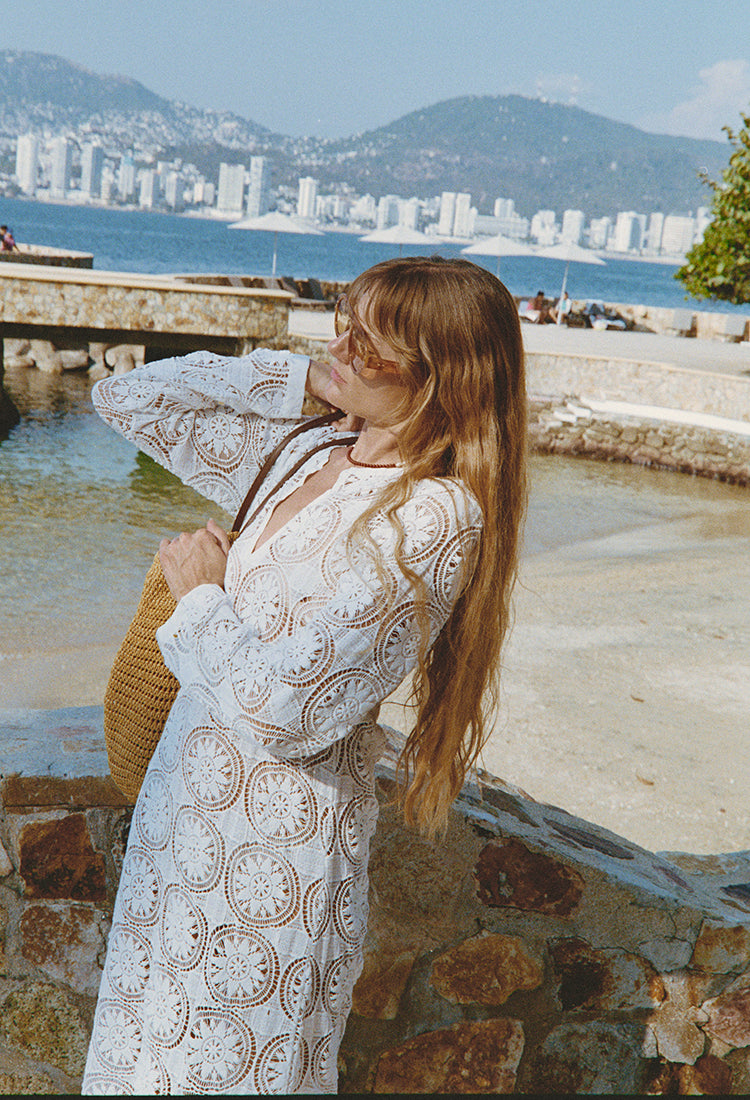 Martino White Crochet Dress – Ciao Lucia