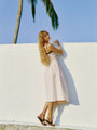 Rossella Powder Cotton Dress