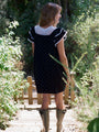 Ailon Black Cotton Voile Dress