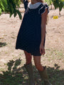 Ailon Black Cotton Voile Dress