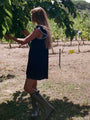 Ailon Black Cotton Voile Dress