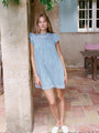 Joelle Slate Cotton Voile Dress