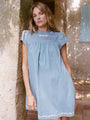 Joelle Slate Cotton Voile Dress