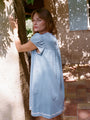 Joelle Slate Cotton Voile Dress
