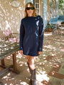 Tilda Denim Wool Blend Dress