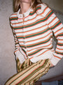 Lorene Venice Stripe Knit Cardigan