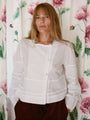 Aldina White Cotton Voile Top