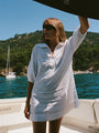 Isobel White Cotton Voile Dress