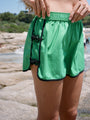 Bibbi Kelly Green Cotton Poplin Short