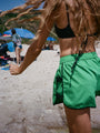 Bibbi Kelly Green Cotton Poplin Short