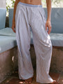 Kaila Stripe Cotton Poplin Pant