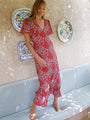 Lettie Poppy Silk Dress