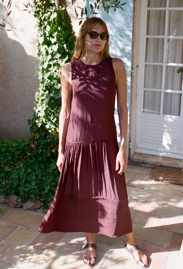 Jenetta Anemone Silk Dress