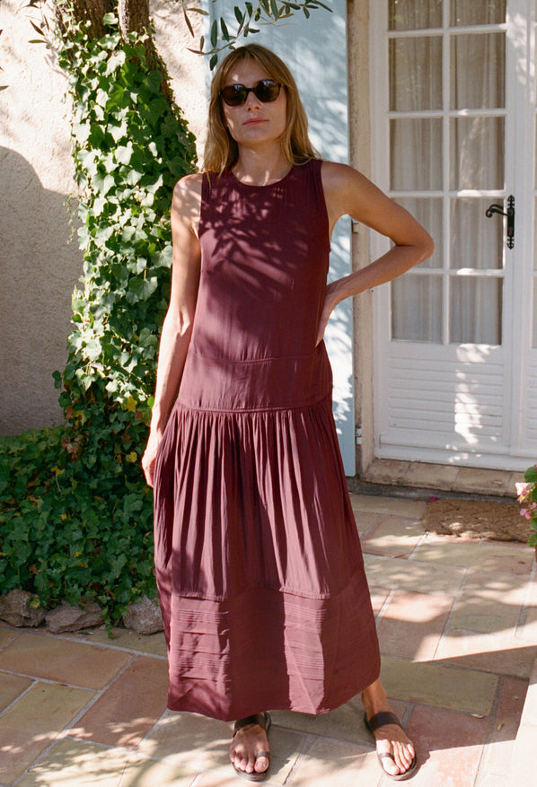Jenetta Anemone Silk Dress