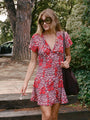 Julian Poppy Silk Dress