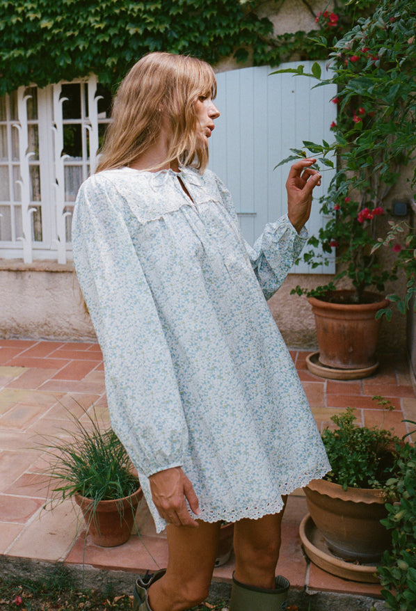 Jonita Chamomile Cotton Voile Dress