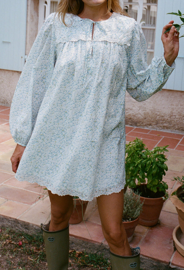 Jonita Chamomile Cotton Voile Dress