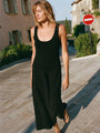 Ivonne Black Sheer Knits Dress