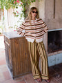 Lorene Venice Stripe Knit Cardigan