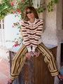 Lorene Venice Stripe Knit Cardigan
