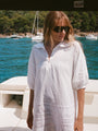 Isobel White Cotton Voile Dress