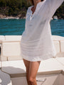 Isobel White Cotton Voile Dress