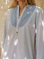 Matthia Striped Cotton Dress