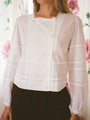 Aldina White Cotton Voile Top