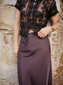 Nikola Black Soutache Top
