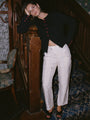 Jessa Ivory Dupioni Pant