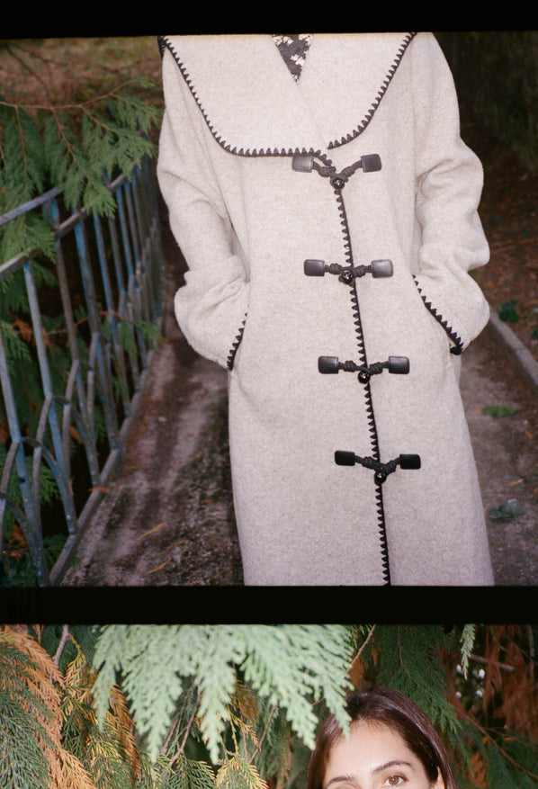 Malla Stone Wool Coat