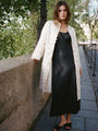 Lumi Satin Bouquet Coat