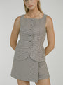 Amira Top Tweed