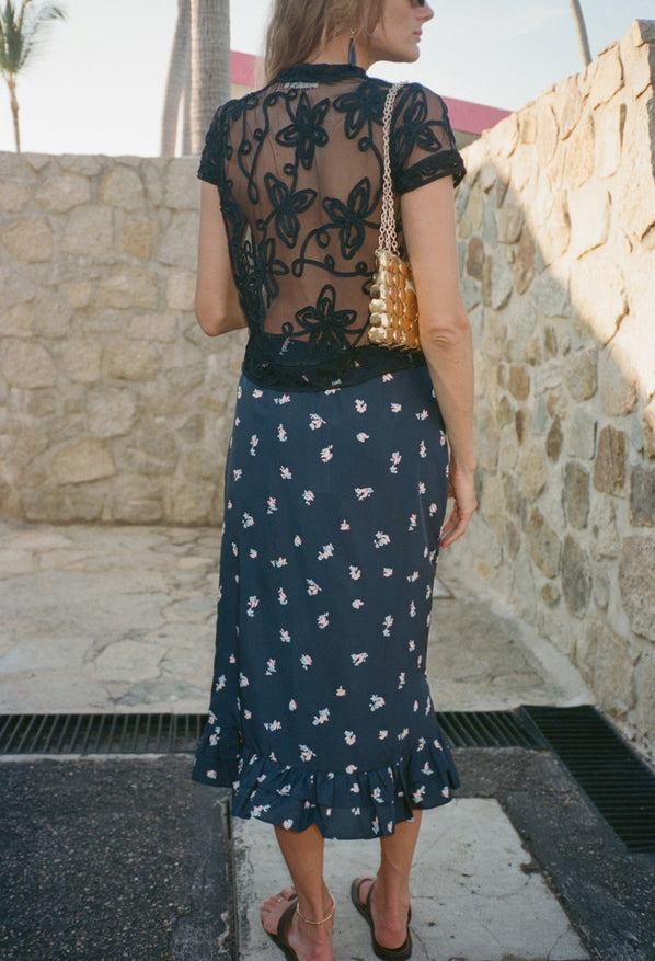 Lilura Papillon Silk Skirt