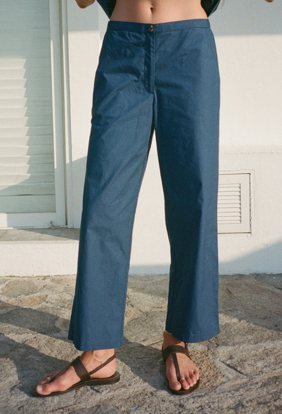 Pietro Midnight Cotton Pant