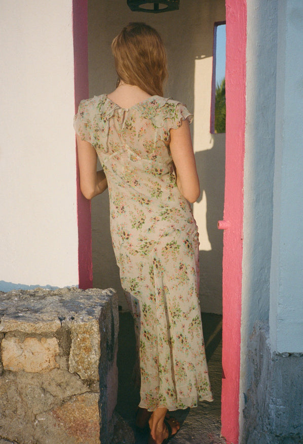 Lauryn Jardin Silk Chiffon Dress