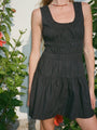 Kala Black Cotton Dress