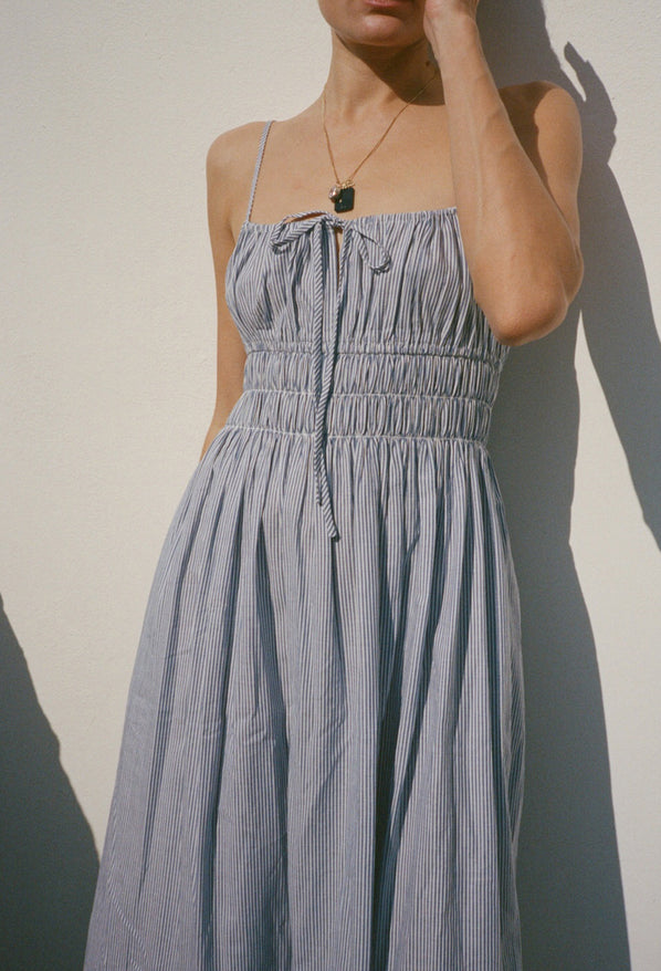 Gabriela Stripe Cotton Dress