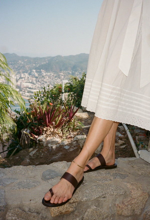 Sua White Embroidered Cotton Dress