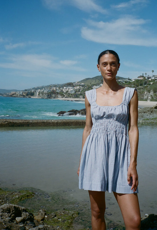 Abella Stripe Cotton Dress