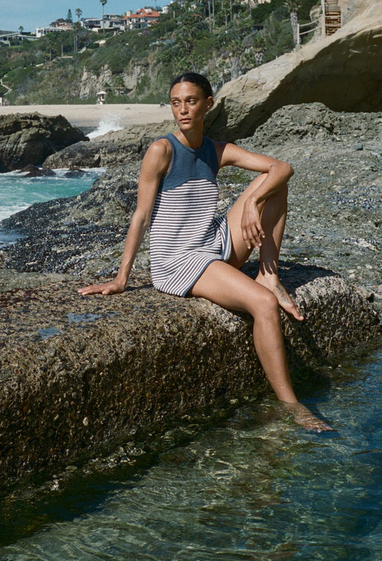 Eros Stripe Knit Dress
