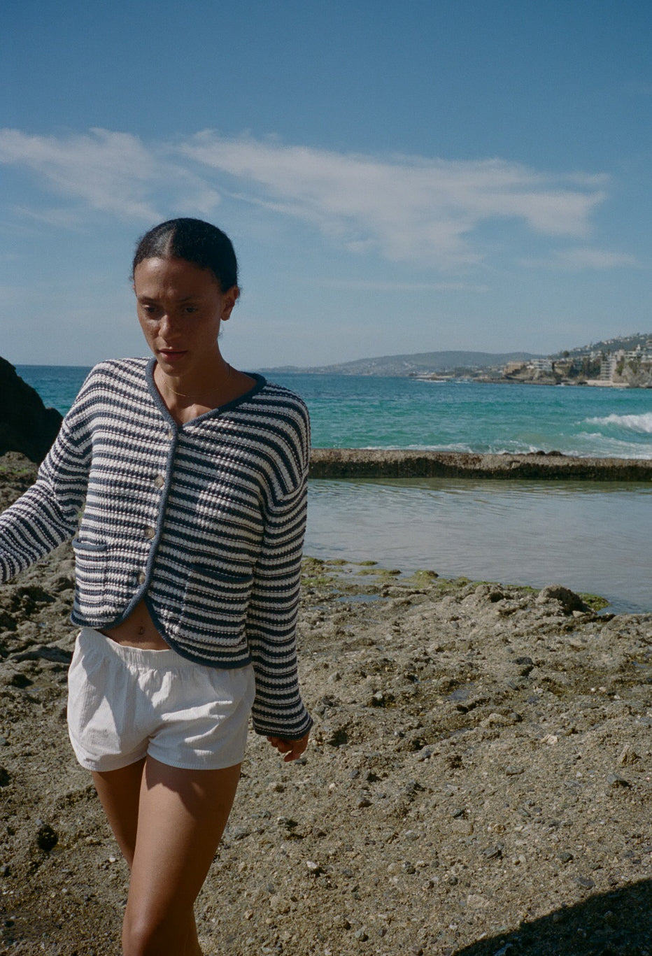 Herta Stripe Knit Jacket – Ciao Lucia