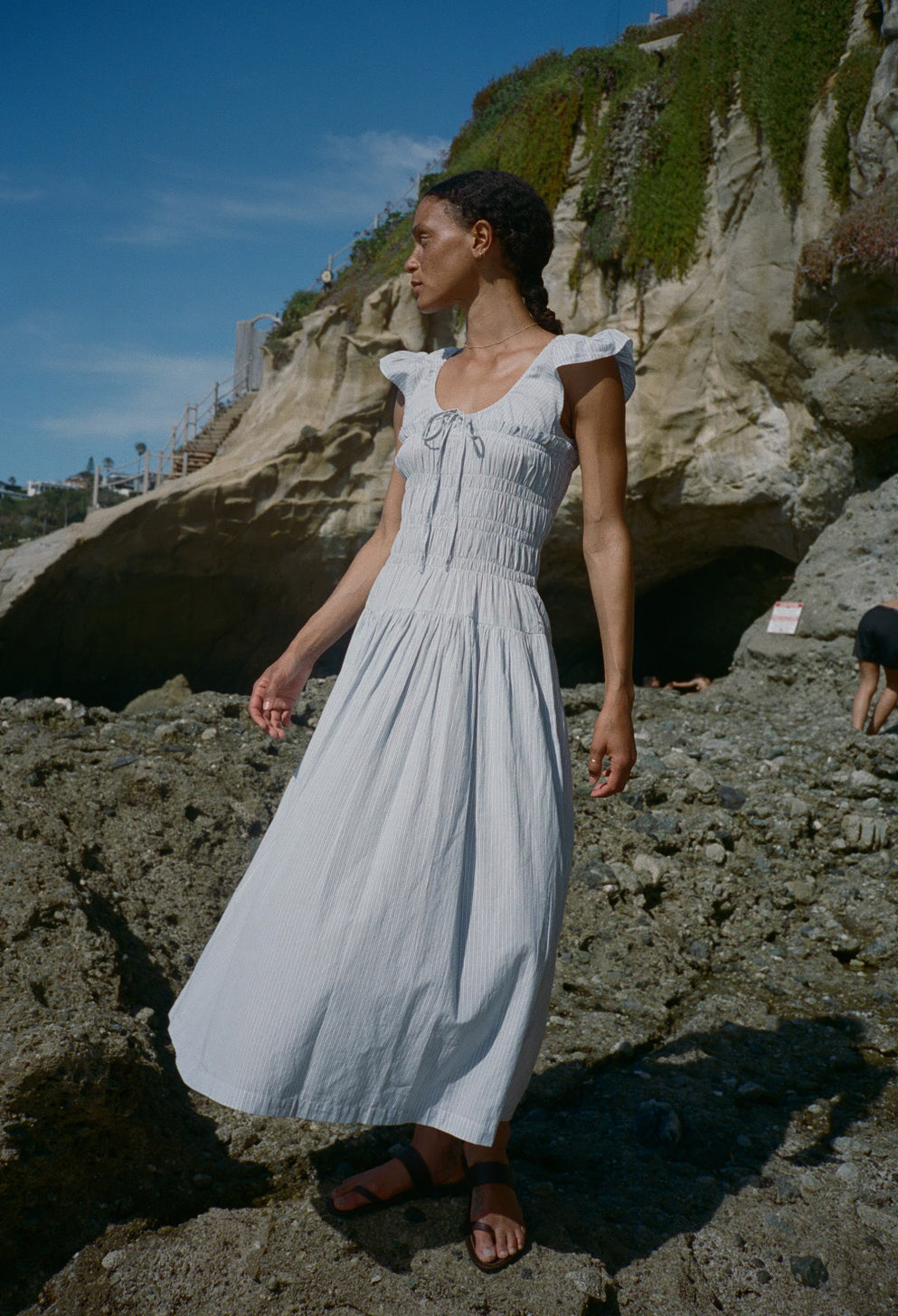 Lauretta Stripe Cotton Dress – Ciao Lucia