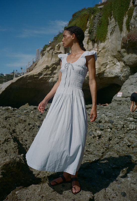 Lauretta Stripe Cotton Dress